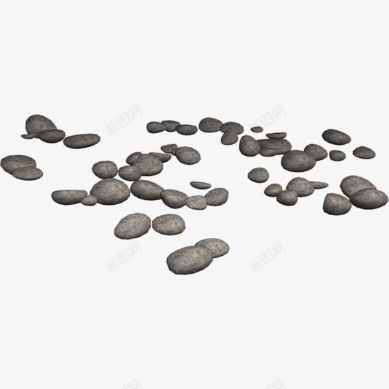石子png免抠素材_新图网 https://ixintu.com 叠石 土石 海滩 石头 鹅卵石 黑色石头