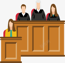 法院开庭法官律师素材