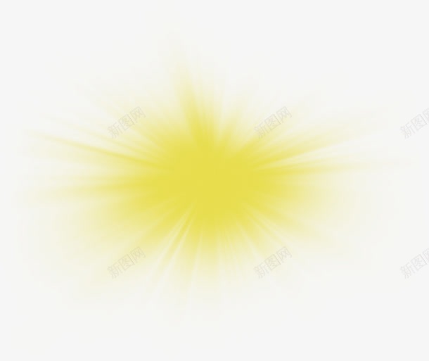柔和的黄色光团png免抠素材_新图网 https://ixintu.com 光团 柔和 黄色