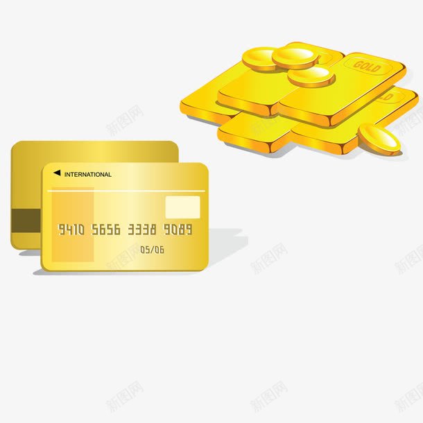 银行卡存钱png免抠素材_新图网 https://ixintu.com 卡通 存钱 尾款 银行卡
