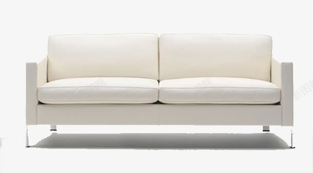 白色沙发png免抠素材_新图网 https://ixintu.com 双人沙发 客厅沙发 客厅装饰 家具 家具实物 家私 沙发 白色布艺沙发 装修 靠背