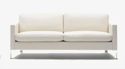 布艺沙发免抠PNG元素白色沙发高清图片