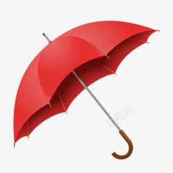 红色遮阳伞创意红色雨伞矢量图高清图片