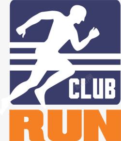 运动项目logo时尚手绘跑步图标高清图片