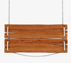 悬挂免费矢量深棕色拼接用绳子穿着挂着的木板高清图片