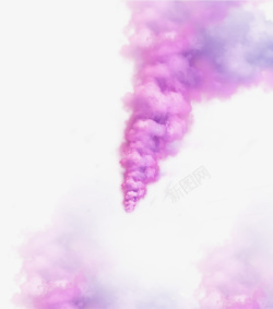 创意紫色烟雾背景素材