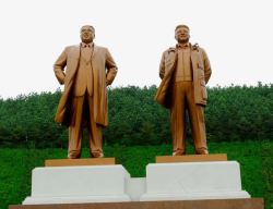 北朝鲜万寿台大纪念碑雕塑高清图片