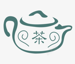 中国风韵味茶壶素材