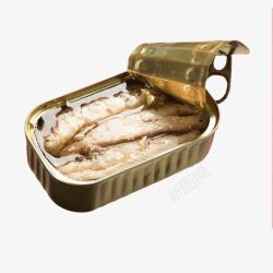 罐头海鲜鲱鱼罐头高清图片