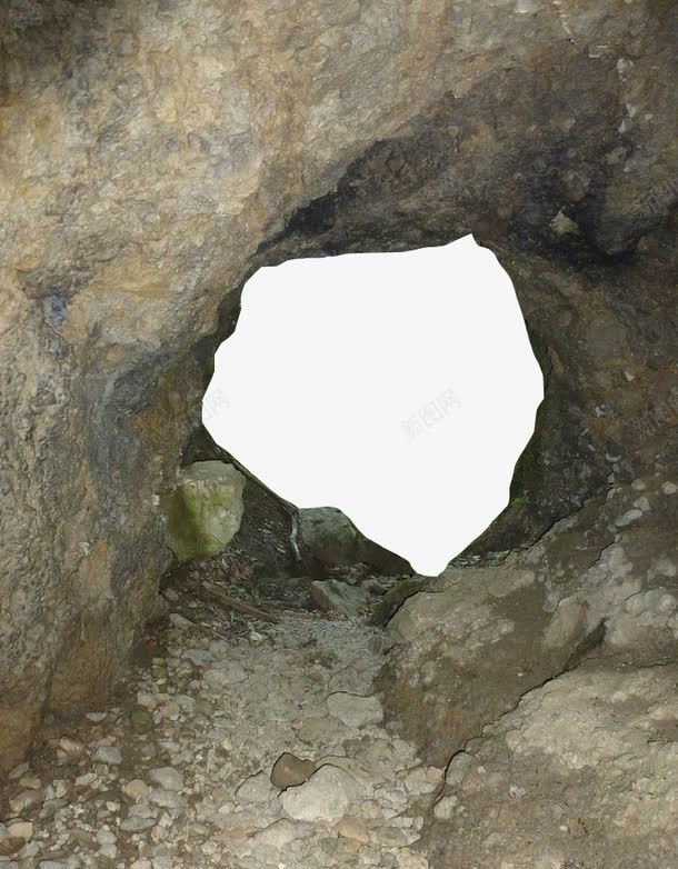 石头png免抠素材_新图网 https://ixintu.com 墙洞 山洞 洞口 石墙 破坏