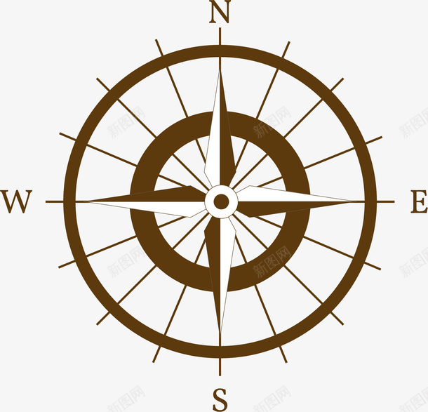 指南针图标装饰png_新图网 https://ixintu.com 传统指南针 八卦 古代日晷 形状 指南针 指南针图标 指针