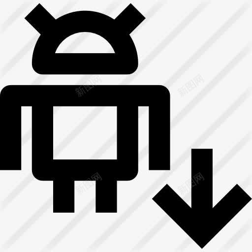 Android图标png_新图网 https://ixintu.com Android操作系统 品牌 品牌和标志 标识
