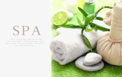 绿色浴盐水疗中心spa美容护肤高清图片