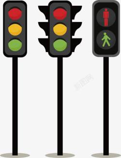 信号指示灯卡通创意交通信号灯高清图片