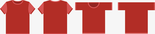 红色短袖衣物图标矢量图ai_新图网 https://ixintu.com 图标 标志 短袖 红色 衣物 衣物图标 矢量图