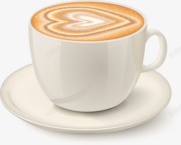 拉花咖啡图案png免抠素材_新图网 https://ixintu.com 丝袜奶茶 咖啡 咖啡馆 商务咖啡 奶咖 爱心拉花 白色拉花