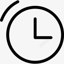 时间和测仪表圆形时钟图标高清图片