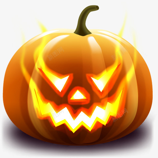 南瓜万圣节halloweenicons图标png_新图网 https://ixintu.com JackOLantern Pumpkin halloween 万圣节 南瓜