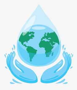 生命起源322世界水日公益宣传海报高清图片