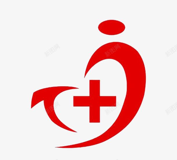 红色人形红十字会标志png免抠素材_新图网 https://ixintu.com 人形 标志 红十字会 红星十字会 红色