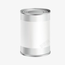 空白罐头罐头瓶子模型高清图片