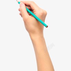 写字铅笔手势高清图片