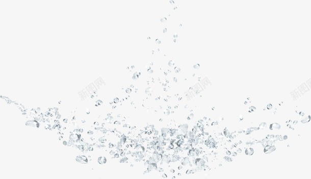 四溅的晶莹透明的水滴png免抠素材_新图网 https://ixintu.com 晶莹 水滴 水珠 透明