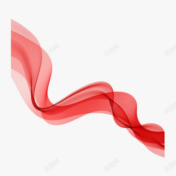 红色的飘带png免抠素材_新图网 https://ixintu.com PNG图形 PNG装饰 曲线 红色 织带 装饰 飘带