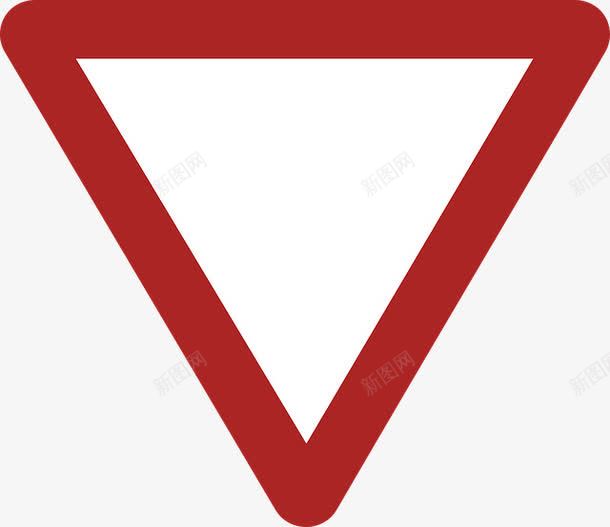 红色倒三角形png免抠素材_新图网 https://ixintu.com 三角形 几何 几何图形 红色倒三角形