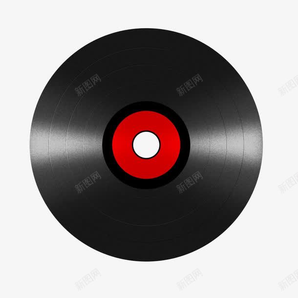 黑色CD唱片png免抠素材_新图网 https://ixintu.com CD CD专区 唱片 音乐 黑色
