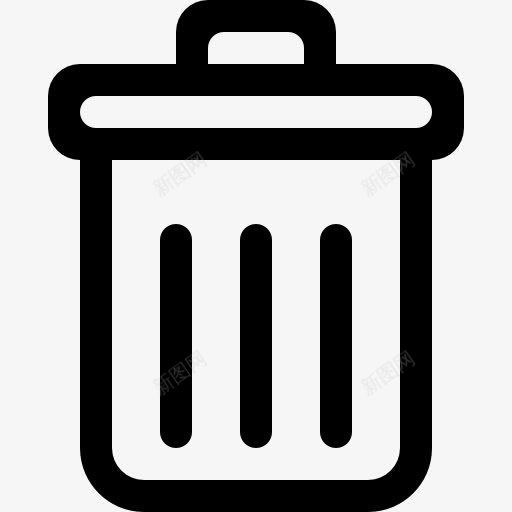 回收站图标png_新图网 https://ixintu.com 可以回收 回收站 垃圾回收 垃圾桶 大杯线 工具界面