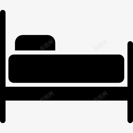 床图标png_新图网 https://ixintu.com 休息 卧室 床垫 枕头 睡眠 酒店