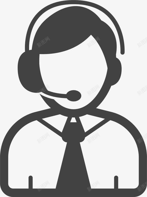 呼叫中心人员头像图标png_新图网 https://ixintu.com 呼叫中心 呼叫人员 商务 客服头像 白领头像