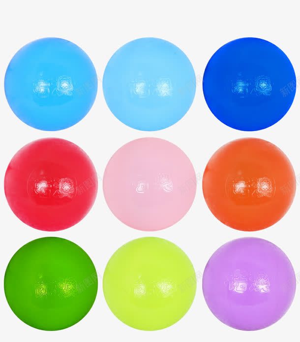 九个小球png免抠素材_新图网 https://ixintu.com 圆 小球 海洋球 玩具