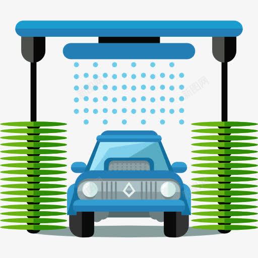 洗车图标png_新图网 https://ixintu.com 交通运输 汽车 洗车 车辆 运输