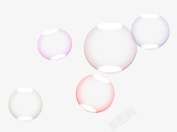 玻璃珠透明玻璃球素材