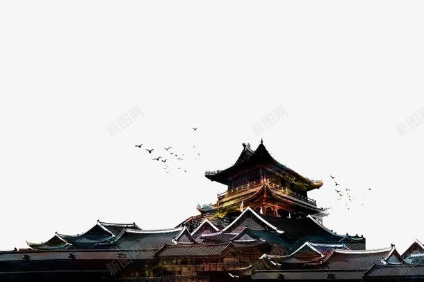 古寺png免抠素材_新图网 https://ixintu.com 古寺 古屋 复古 寺庙 建筑