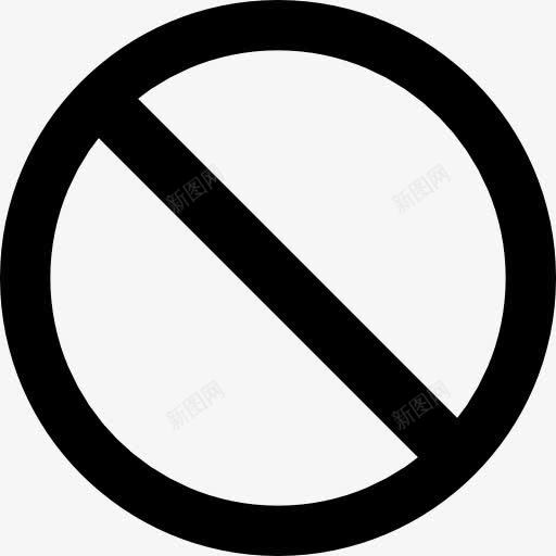 残疾人图标png_新图网 https://ixintu.com 取消 形状 形状和符号 禁止 禁用 象征