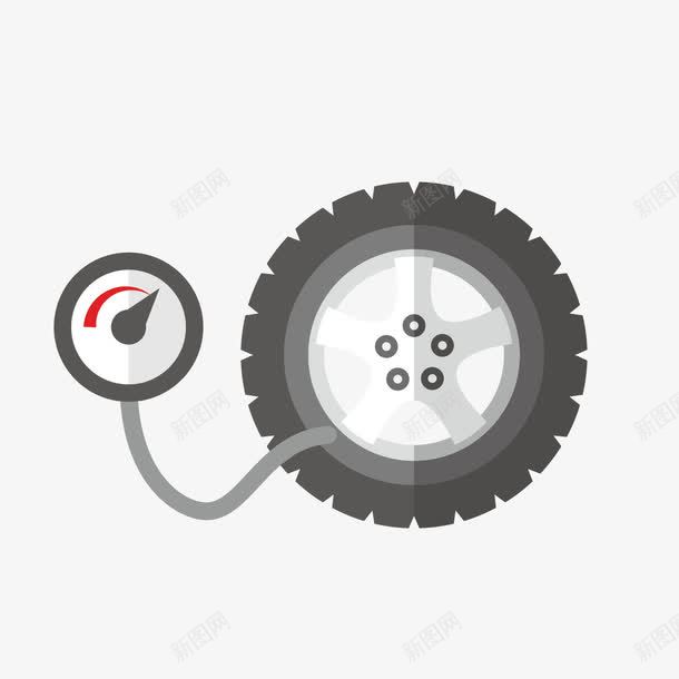 轮胎检测png免抠素材_新图网 https://ixintu.com 汽车检测 轮胎 轮胎充气 轮胎压力