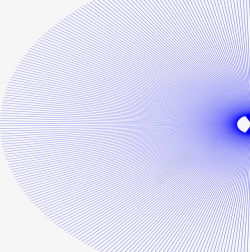 透明图蓝色弧形透视线条高清图片