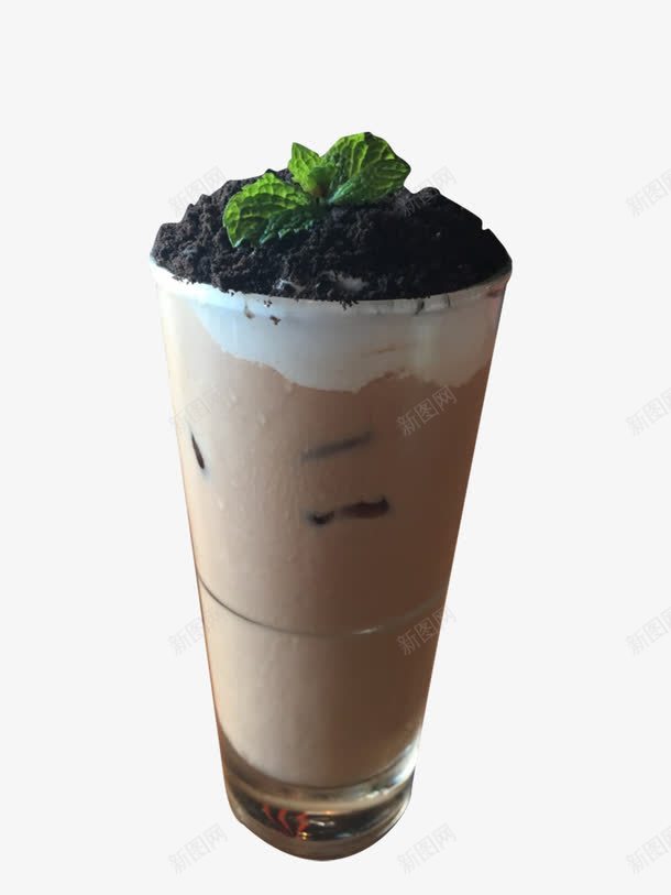 创意奶茶奥利奥奶茶png免抠素材_新图网 https://ixintu.com 冰冻饮料 夏日特饮 奥利奥奶茶 奶茶 饮料 黑色奶茶