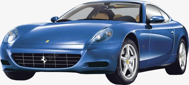 法拉利跑车png免抠素材_新图网 https://ixintu.com Ferrari 产品实物 法拉利 蓝色 赛车 跑车