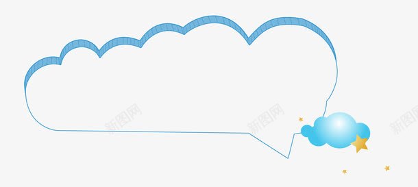 对话框psd免抠素材_新图网 https://ixintu.com 云彩 列表 对话框 对话框简笔画 边框