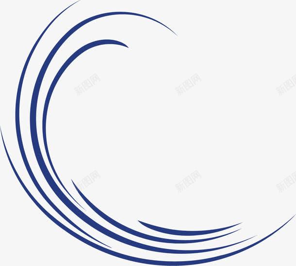 蓝色海浪线png免抠素材_新图网 https://ixintu.com 弧度线 柔和曲线 柔和线条 波浪线 海浪线条 线条 蓝色 装饰曲线 飘逸曲线