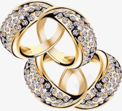 珠宝系列珍珠首饰盒黄金钻石首饰矢量图图标高清图片