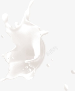 溅奶牛奶高清图片