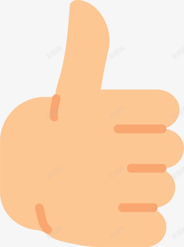 竖大拇指的手图标png_新图网 https://ixintu.com 卡通手绘 图标icon 左右手 手 手势 棒的手势 点赞 称赞 竖大拇指