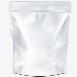 食品包装袋子白色塑料袋子高清图片