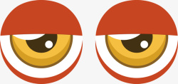 logo动画彩色眼睛一双眼睛矢量图图标高清图片