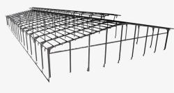 厂房结构大型钢结构厂房高清图片